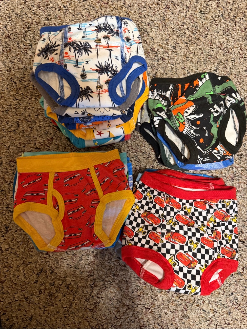 38 pairs of toddler underwear